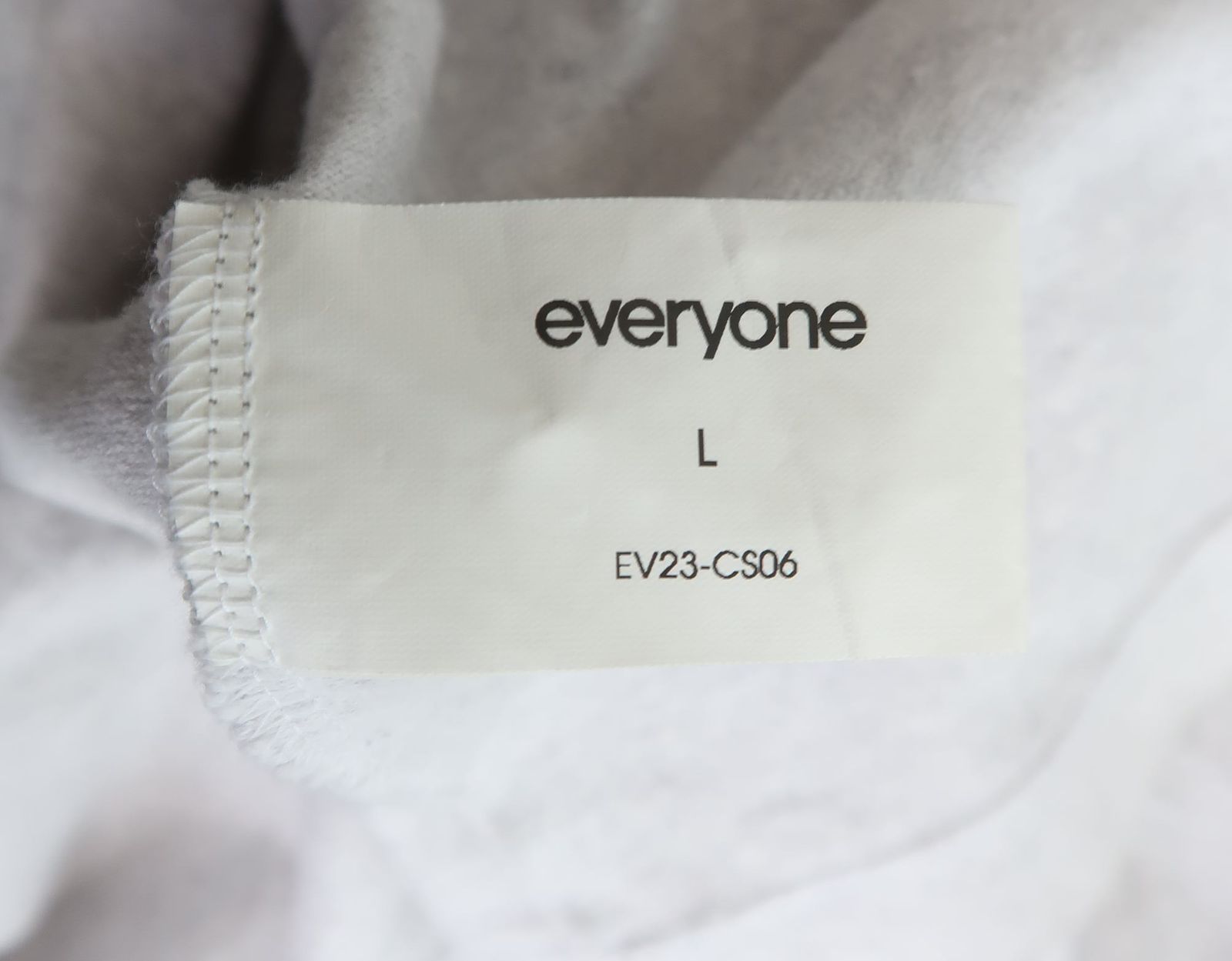 everyone エブリワン EV23-CS06 LOGO TEE ロゴTシャツ L - メルカリ