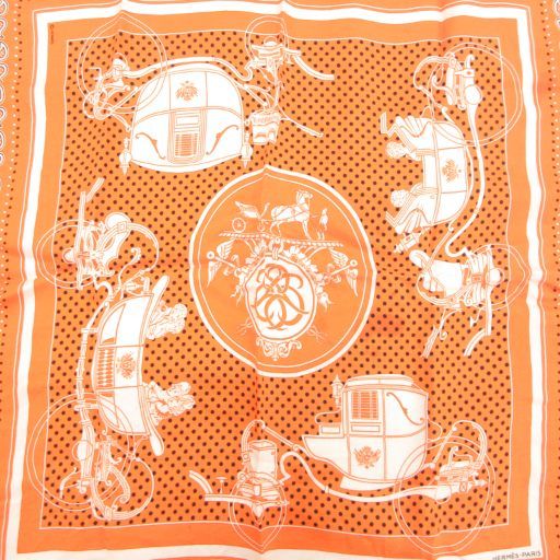 エルメス HERMES カレ55 エクスリブリス Ex-Libris スカーフ バンダナ