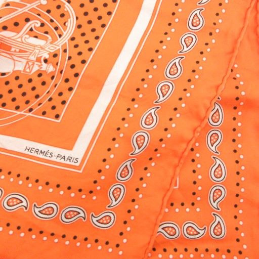 エルメス HERMES カレ55 エクスリブリス Ex-Libris スカーフ バンダナ