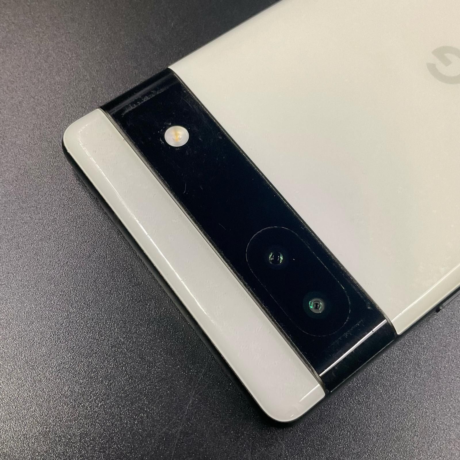 Google Pixel 6a 128GB Chalk au SIMフリー GB17L 白ロム 動作確認済