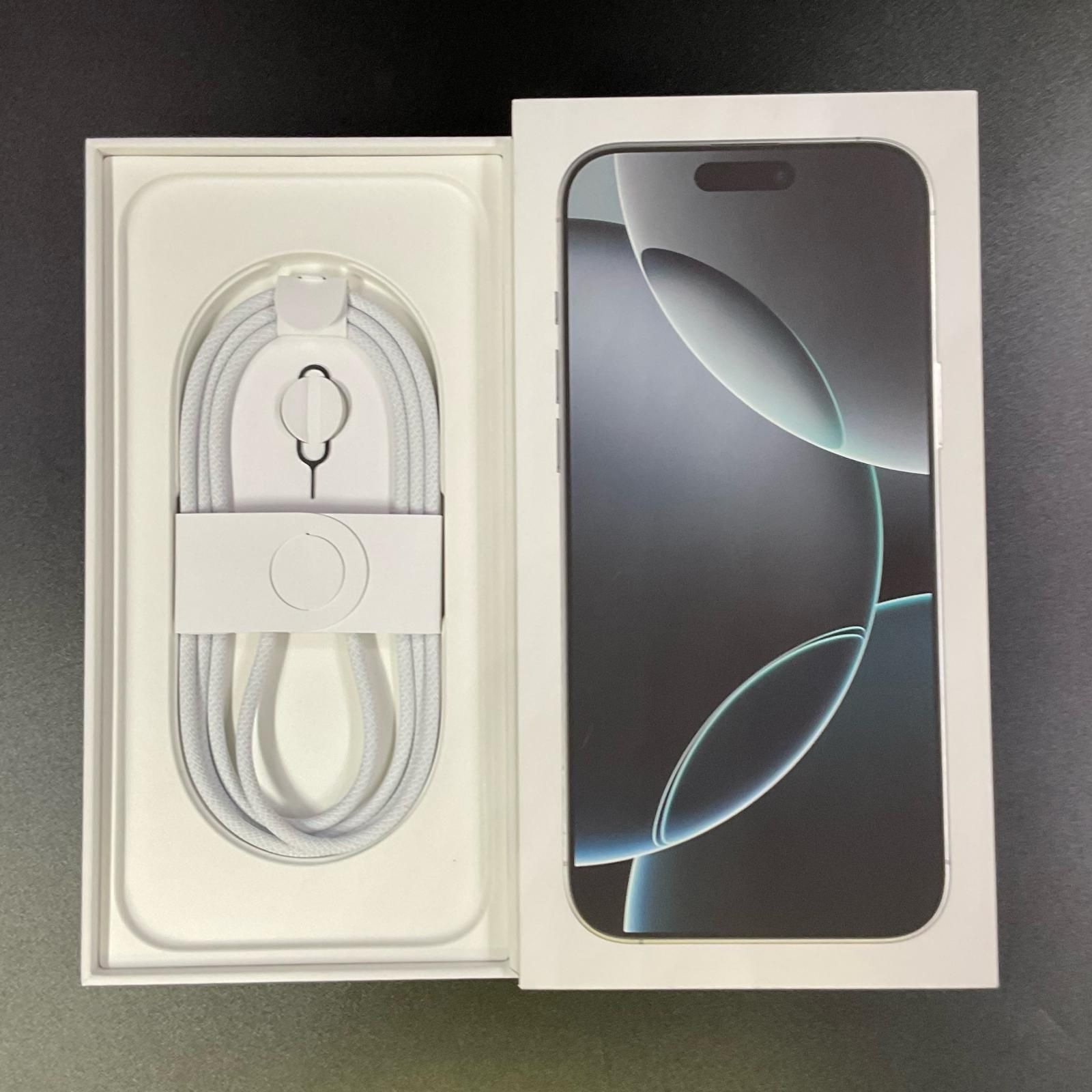 iPhone 16 Pro Max 256GB ホワイトチタニウム SIMフリー 白ロム 美品