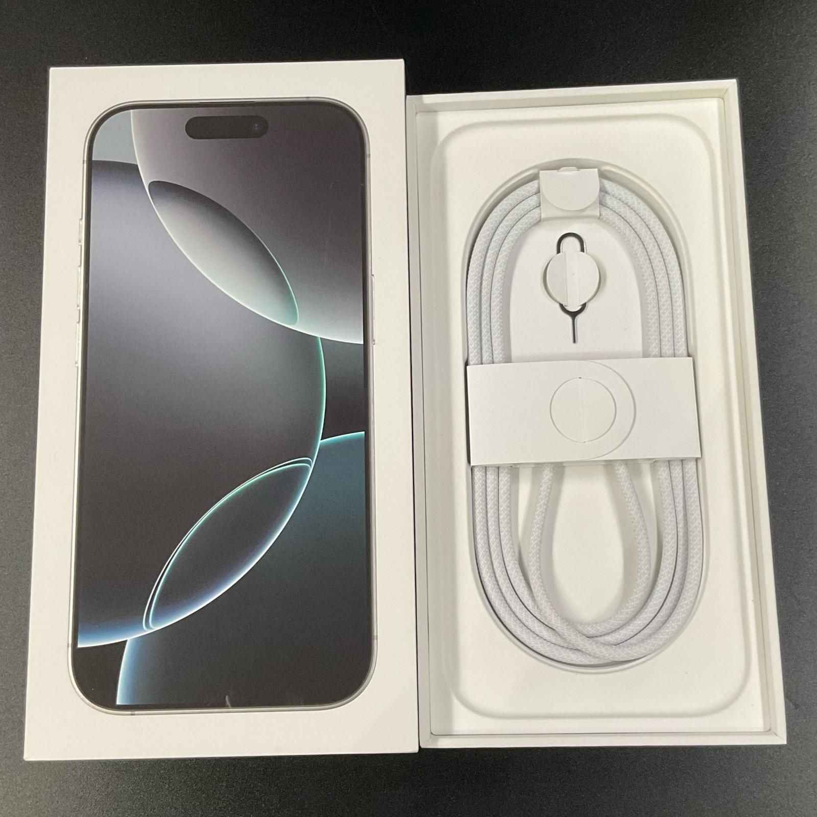 全額返金保証】【最速発送】 iPhone 16 Pro 128GB ホワイトチタニウム