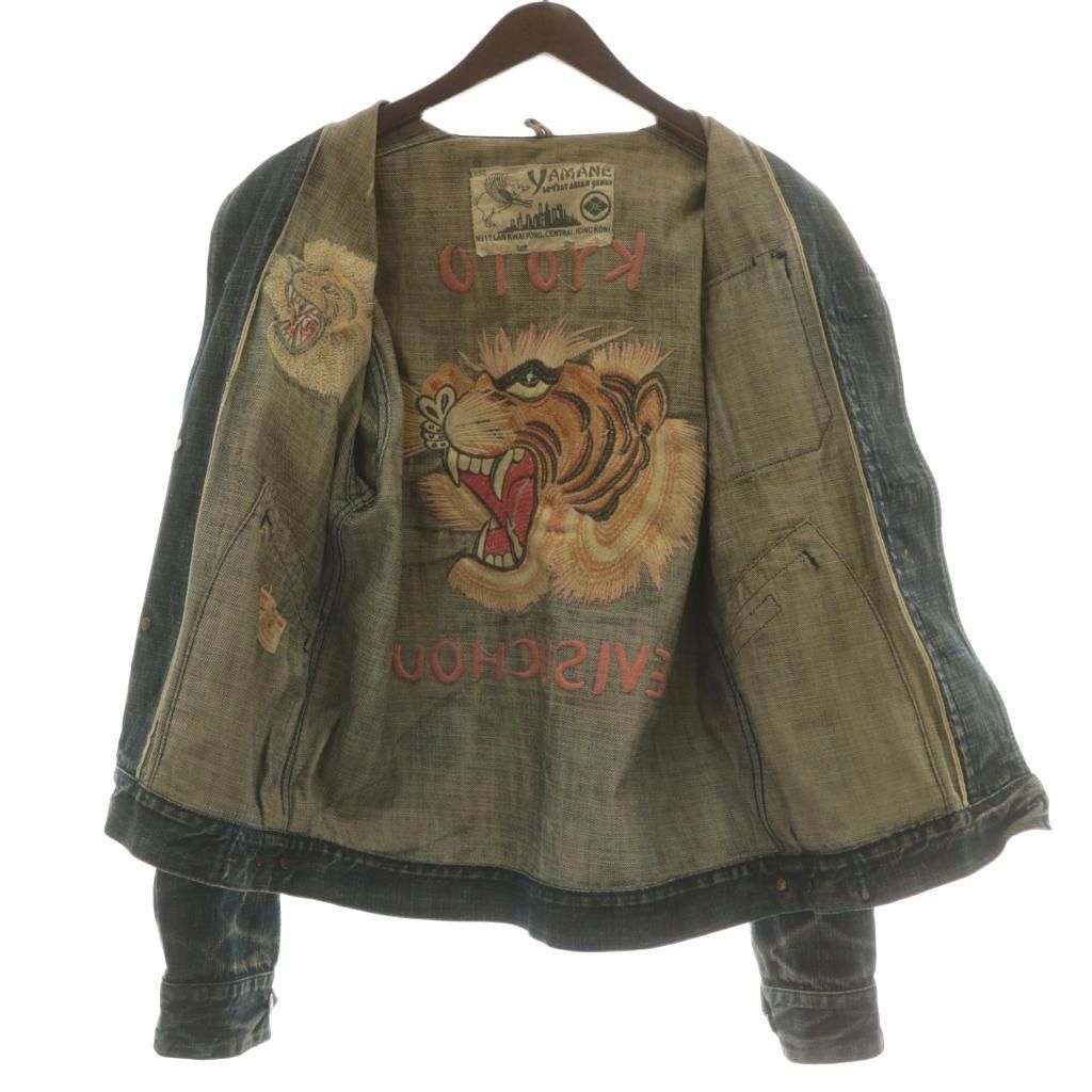 エヴィス EVISU ヤマネ YAMANE KYOTO デニムジャケット ジージャン G