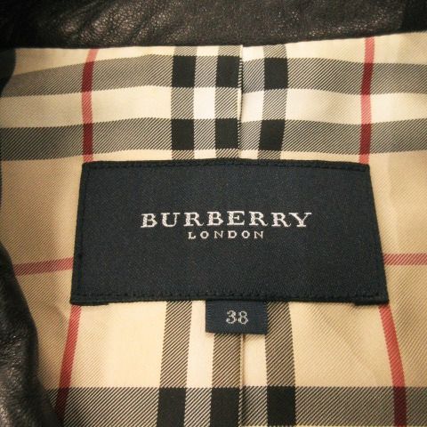 バーバリー ロンドン BURBERRY LONDON シングルライダースジャケット