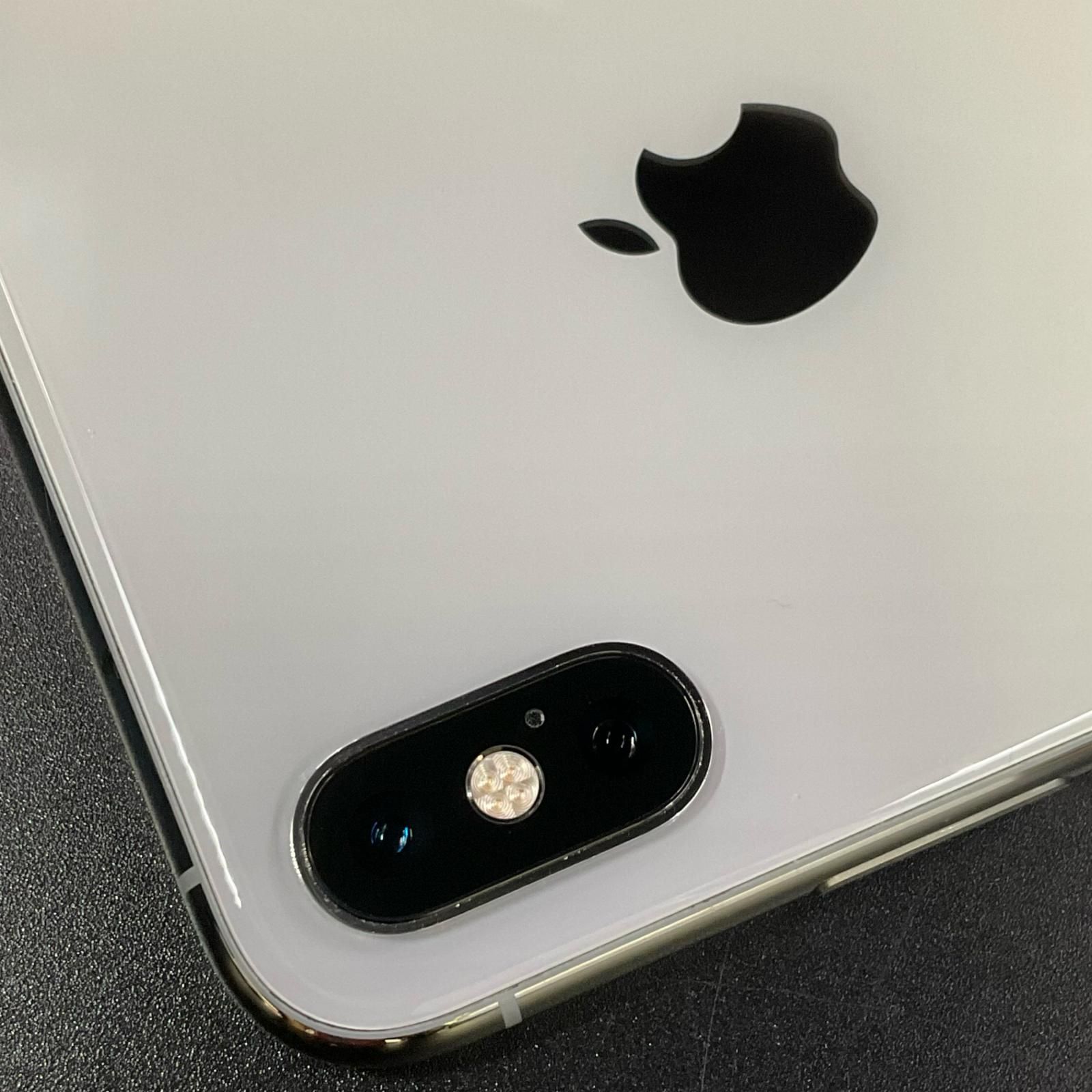 iPhone XS Max 256GB シルバー SIMフリー 白ロム 動作確認済 77%【全額