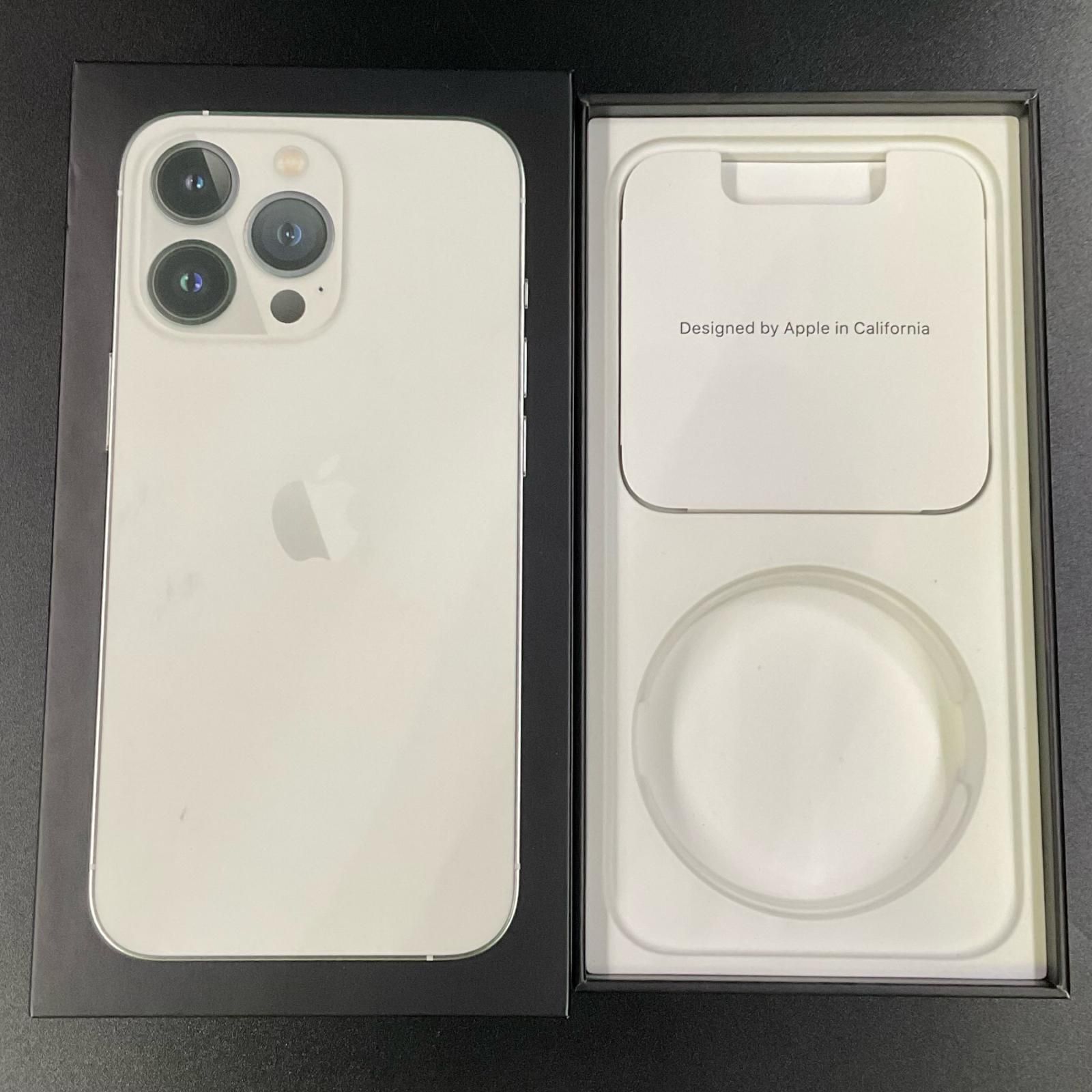 iPhone 13 Pro 128GB シルバー docomo SIMフリー 白ロム 動作確認済 82