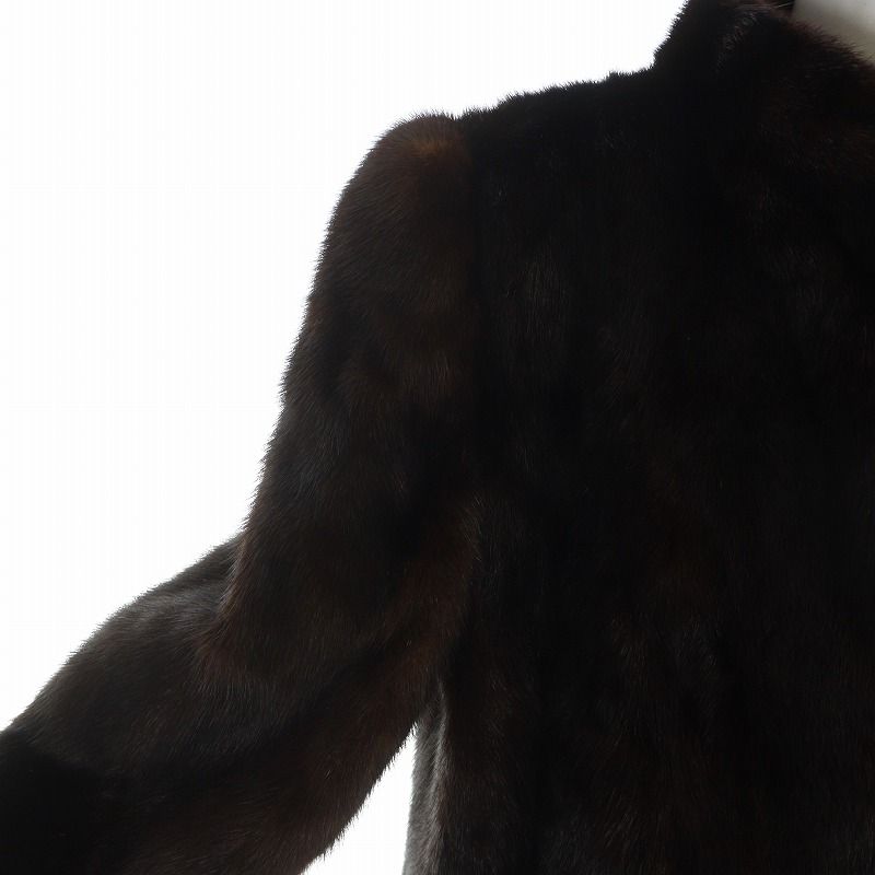 サガミンク SAGA MINK 金サガ ダークミンク ファー コート ミドル 毛皮