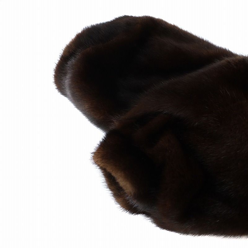 サガミンク SAGA MINK 金サガ ダークミンク ファー コート ミドル 毛皮