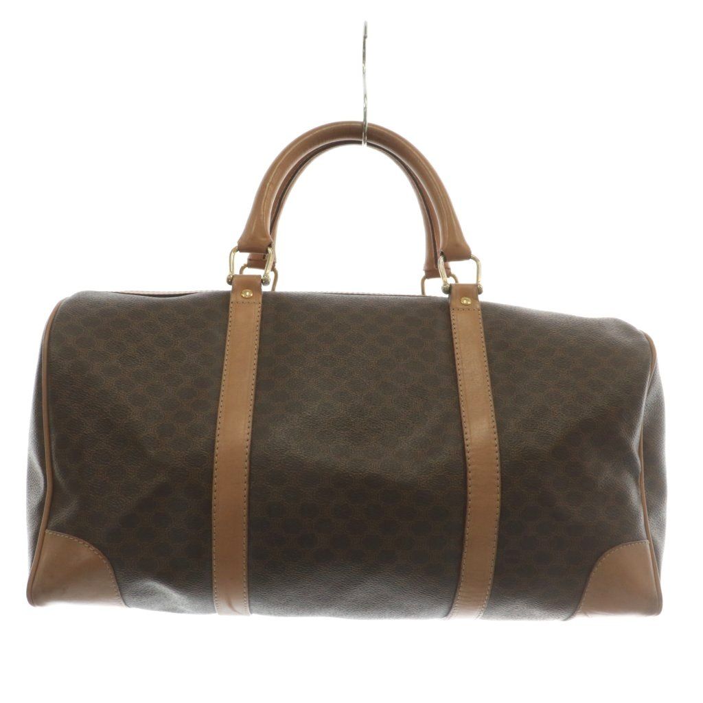 セリーヌ CELINE ボストンバッグ 旅行カバン PVC レザー マカダム柄 総