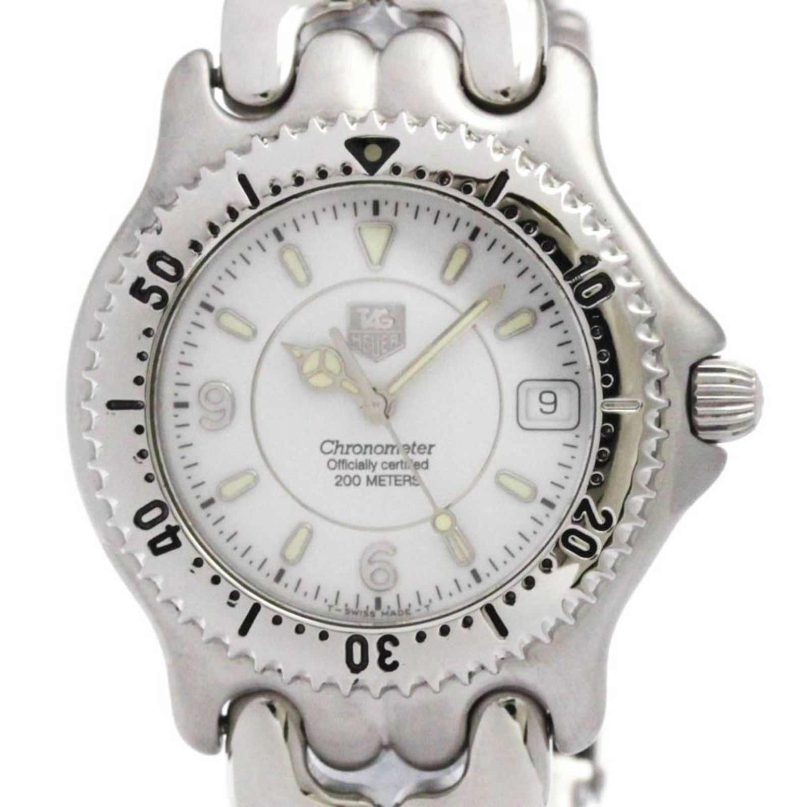 タグホイヤー TAG HEUER セル クロノメーター 200 M ステンレススチール 自動巻き メンズ 時計 WG 5113 外装仕上げ済み