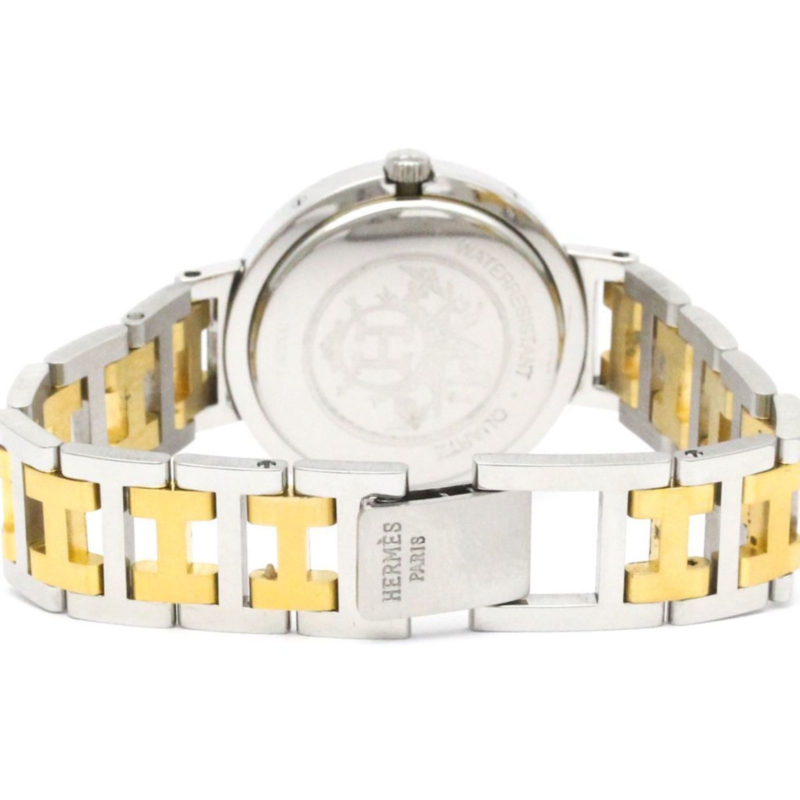 エルメス (HERMES) クリッパー ゴールドプレート ステンレススチール