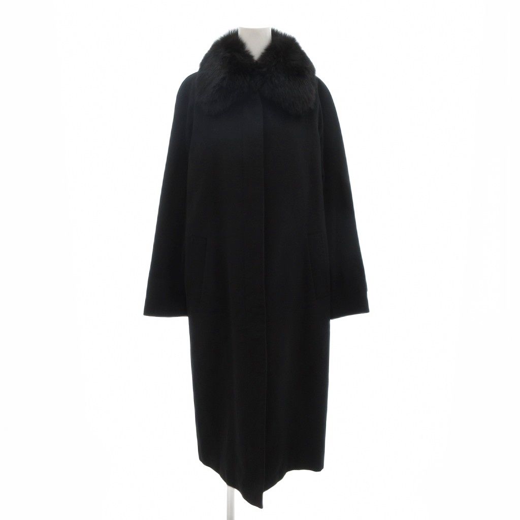 ベルタボーノ BELTA BUONO コート ロング カシミヤ 9AR 黒 ブラック