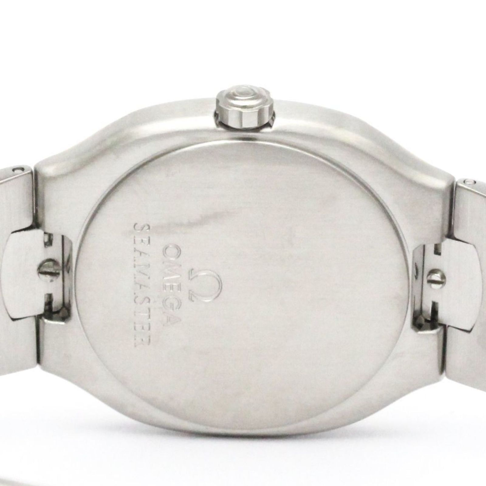  オメガ OMEGA シーマスター ポラリス デイデイト K 18 ゴールド ステンレススチール クォーツ メンズ 時計 396 1022 外装仕上げ済み 腕時計(クォーツ) 腕時計(アナログ)