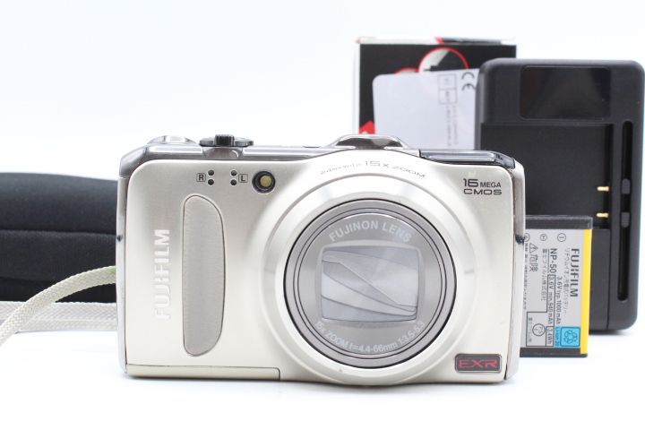 充電器付き 富士フイルム デジタルカメラ FinePix F 550 EXR シャンパンゴールド FX G