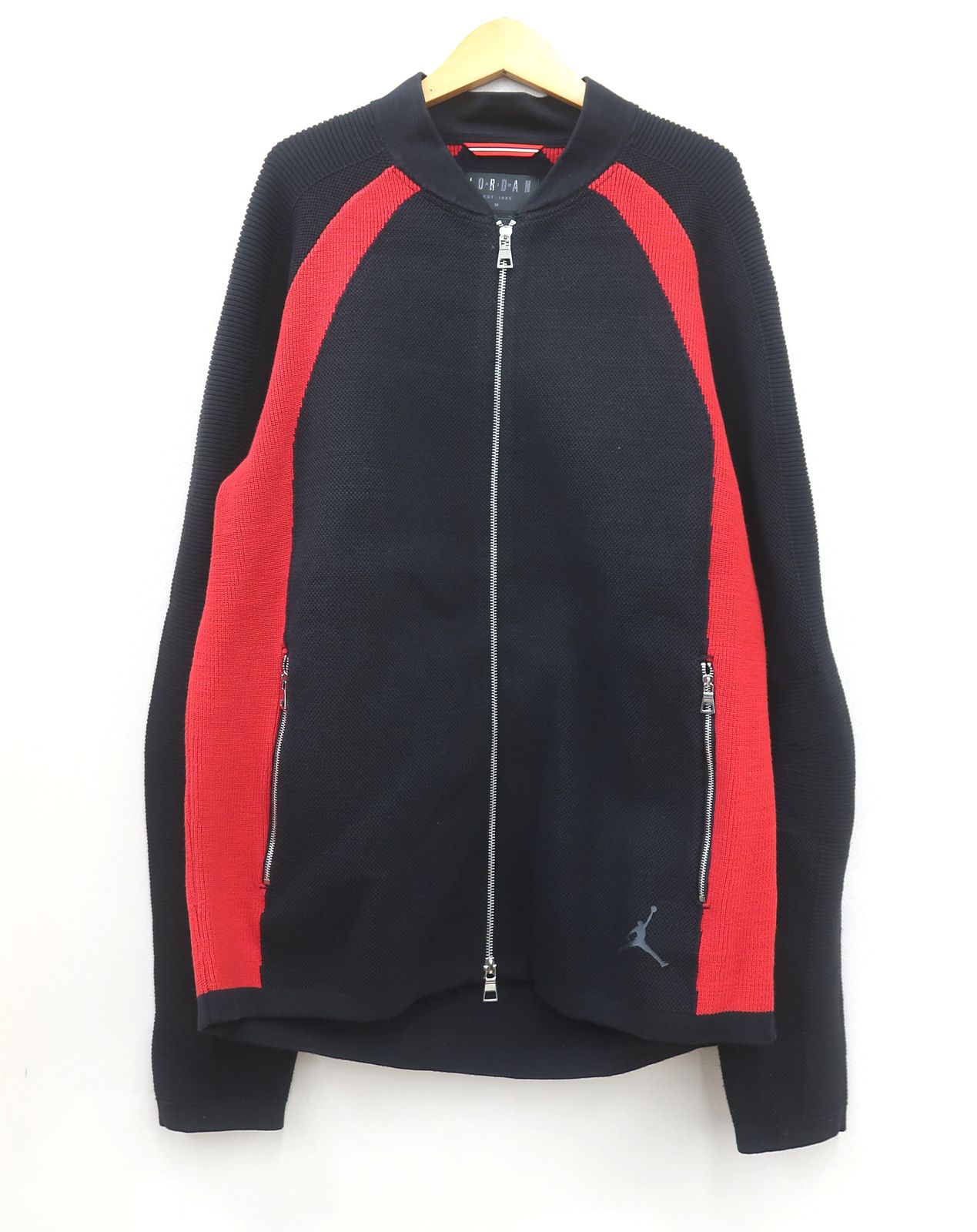 NIKE ナイキ JORDAN 891291-011 JSW FLIGHT KNIT 1 ニットジャケット M