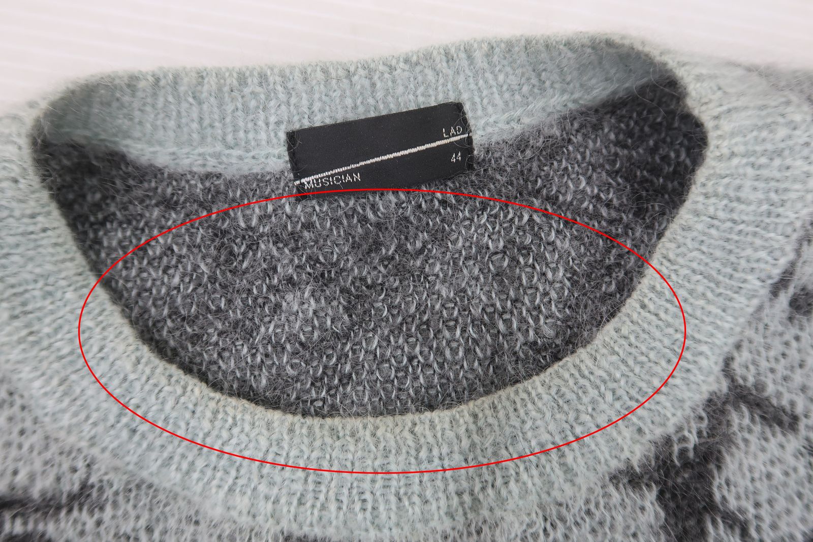 モヘヤクルーネックプルオーバー 44