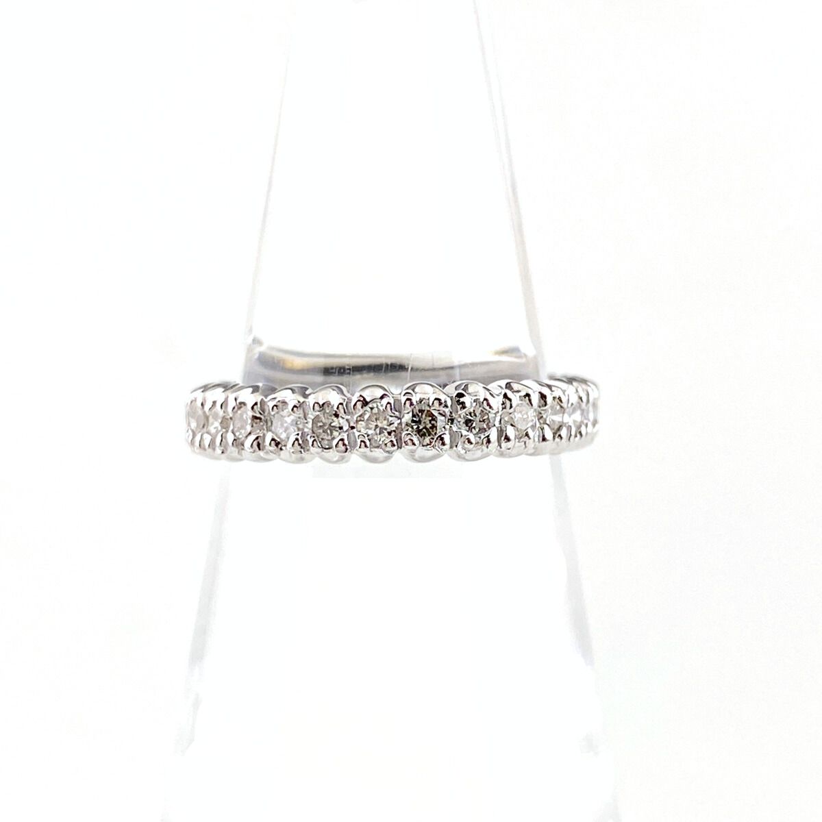 メレダイヤ デザインリング WG ホワイトゴールド 指輪 ピンキー リング