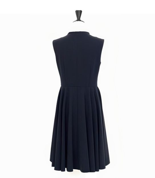 極美品☆FOXEY/フォクシーニューヨーク フロントジップドレス 38