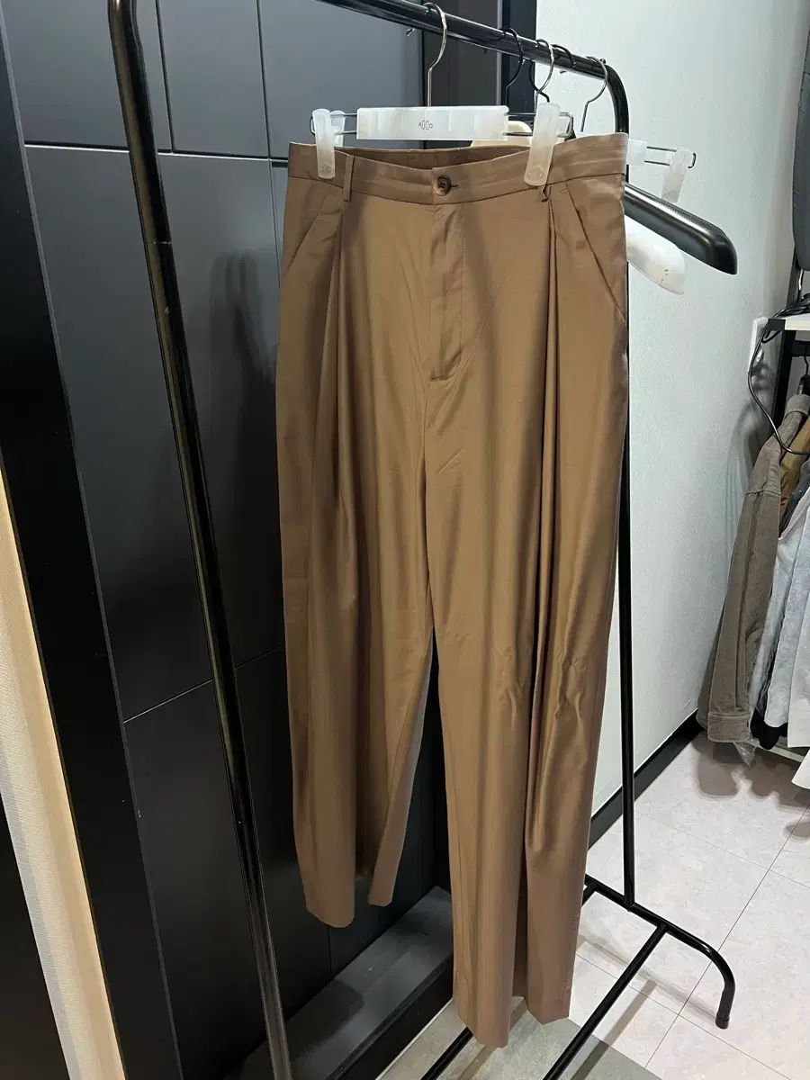 ユース レイヤード ツータック パンツ ラベンダー S