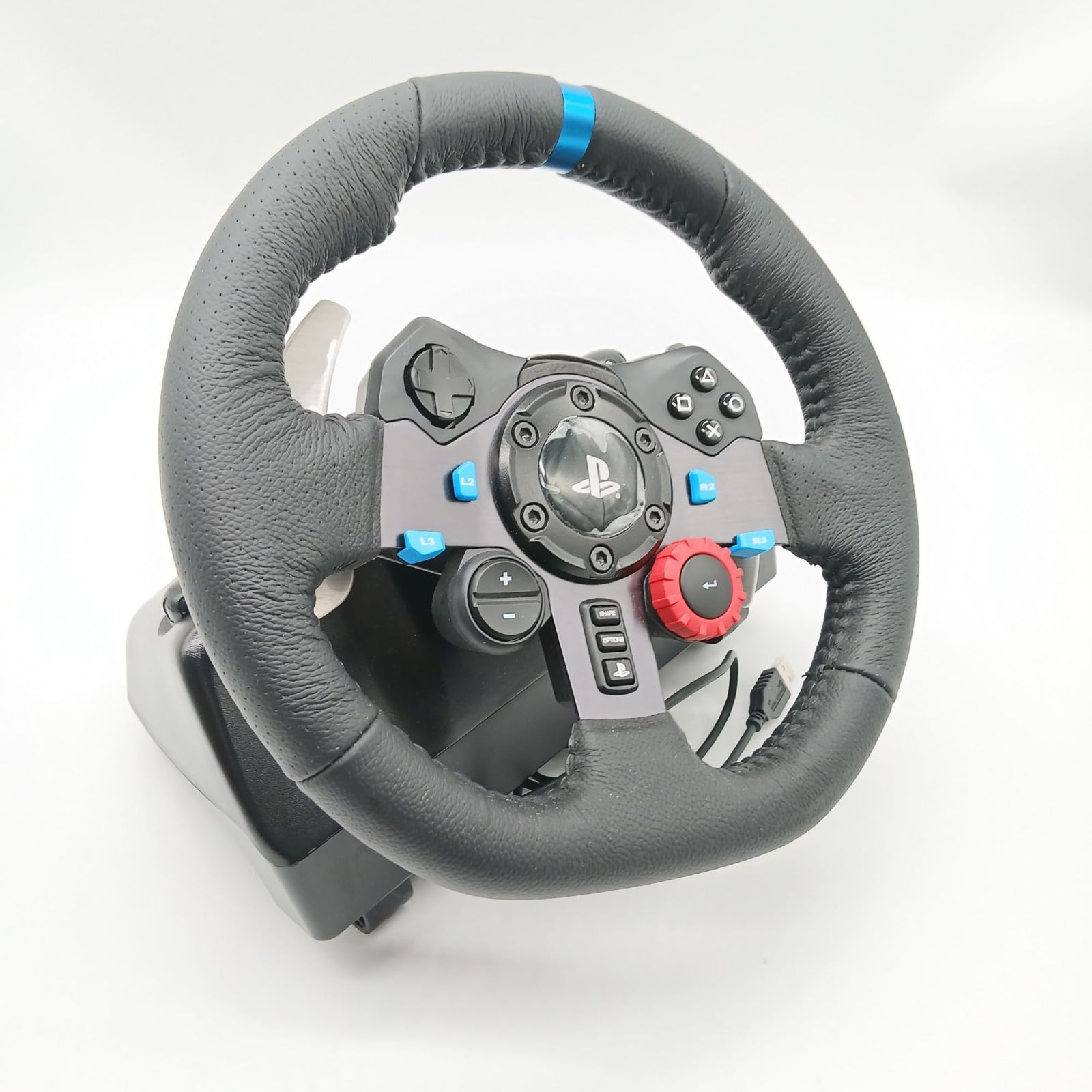 No.4419 Logicool G ロジクール ハンコン ステアリングコントローラー 29 PS 5 4 PC レーシング ゲーム ハンドル ドライビングフォース LPRC-15000 d
