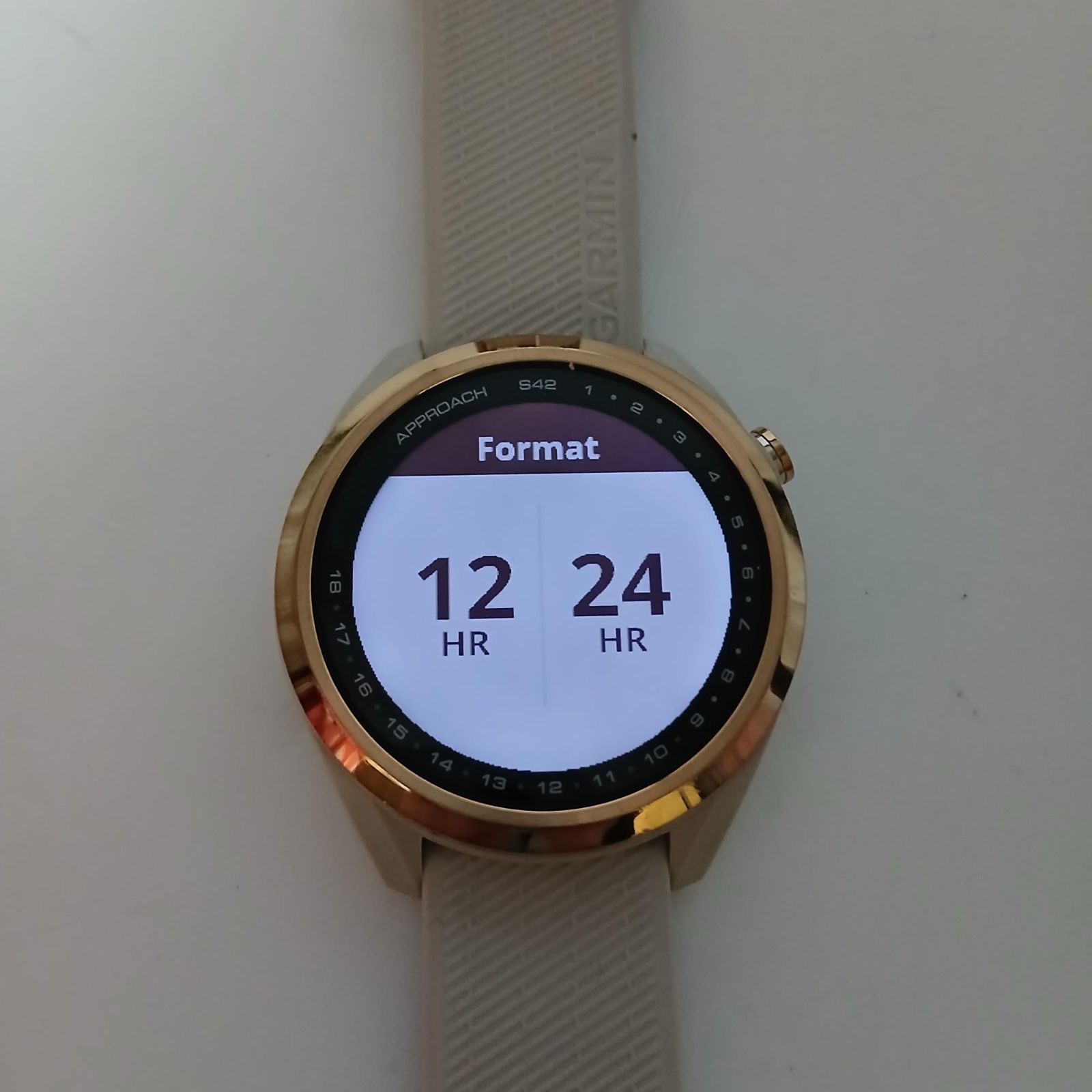 No.4424 GARMIN(ガーミン) ゴルフナビ GPS Approach S42 ライトサンド