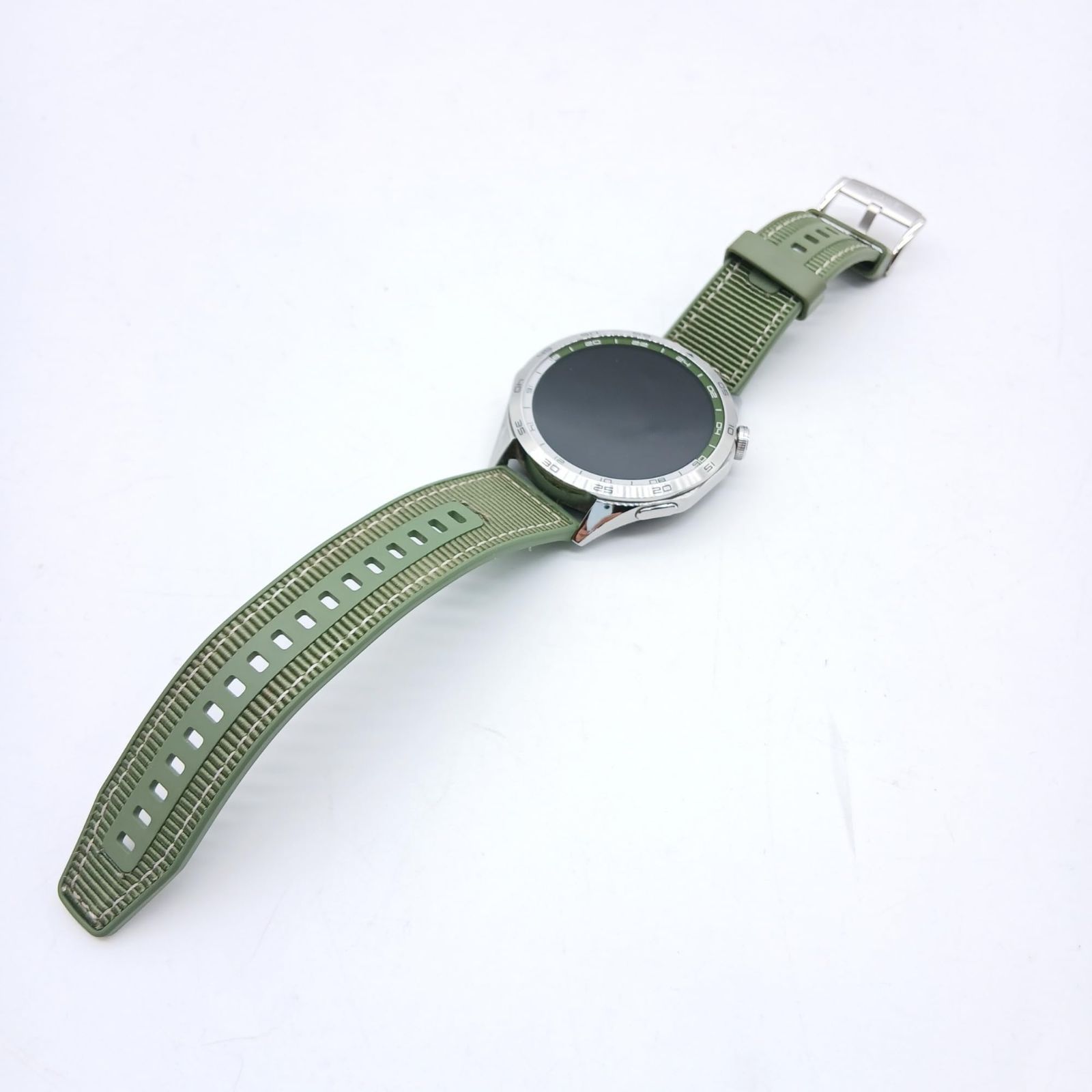 No.4435 HUAWEI WATCH GT 4 46 mm ゴルフナビ搭載 スマートウォッチ コース攻略 GNSS測位 GPS カロリー管理 睡眠中呼吸乱れ検知 24時間健康管理 100種類以上の専門的ワークアウト iOS Android対応 グリーン