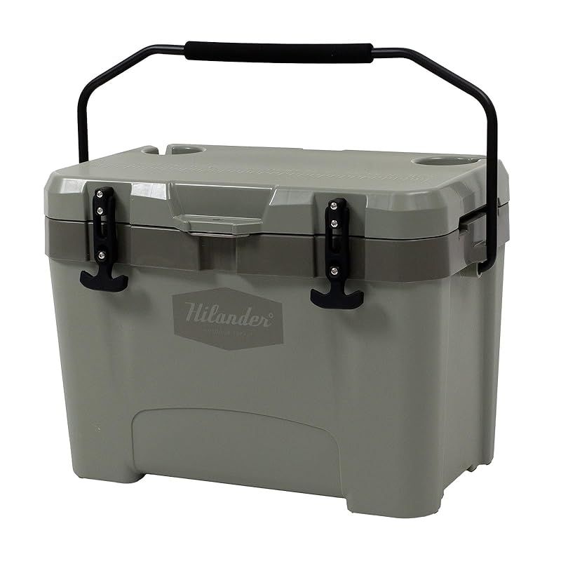 Hilander ハイランダー ハイランドクーラーボックス 25 L クーラーBOX ハード セージグリーン 保冷 キャンプ BBQ 釣り レジャー 頑丈 座れる 災害