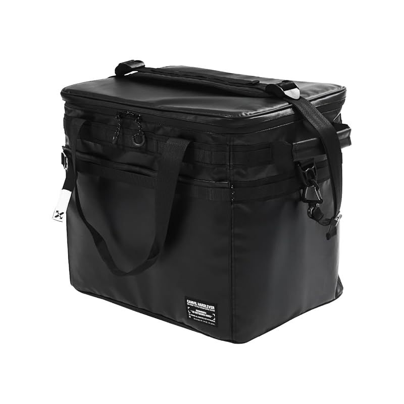 CAMVIL クーラーボックス 33 L 大容量 折りたたみ コンテナ 高密度PE断熱 保冷ボックス 保冷 保温 両用 軽量 防水 自立 水漏れ防止 アウトドア キャンプ 釣り BBQ バーベキュー ピクニック 持ち運び便利