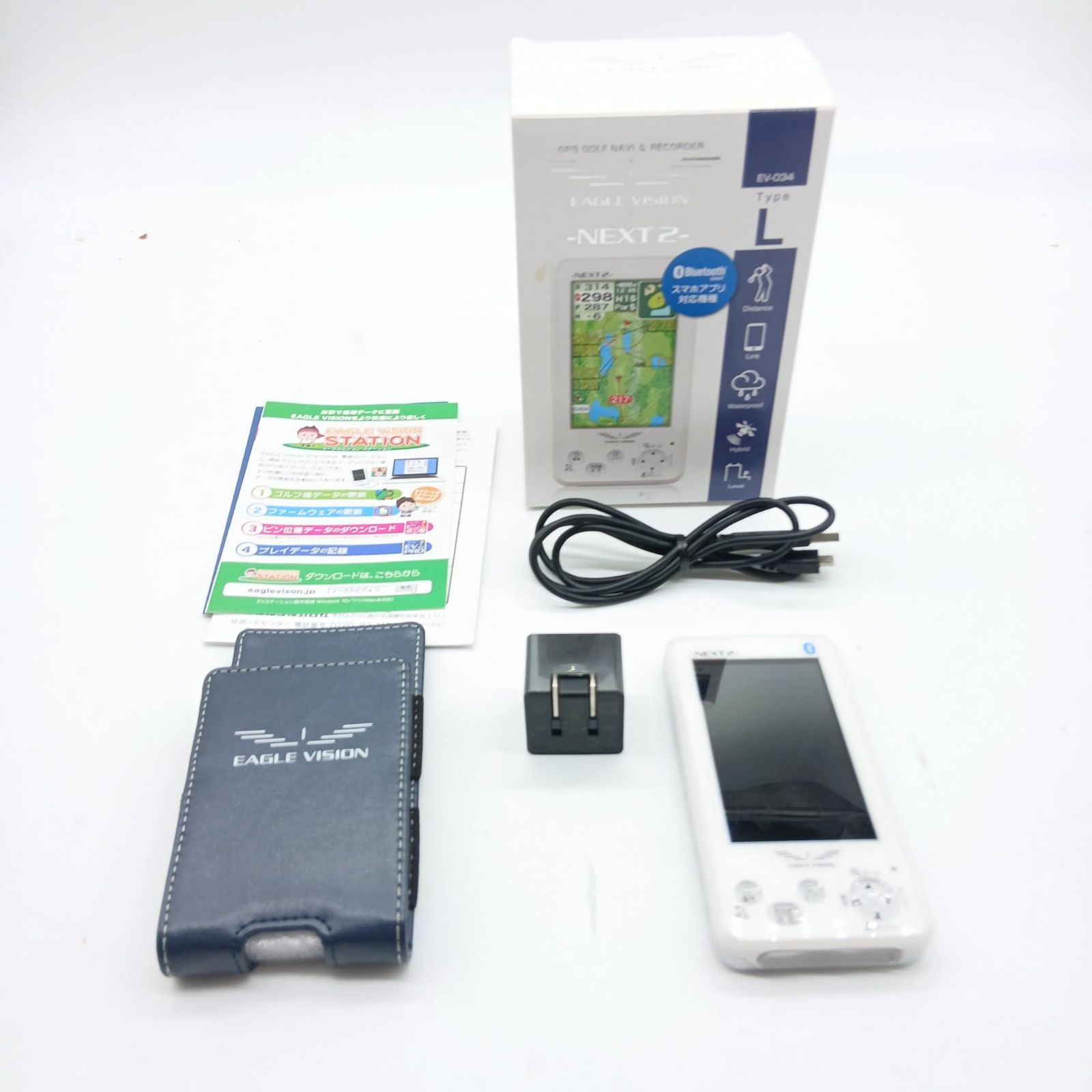 新品同様 アサヒゴルフ EAGLE VISION NEXT2 EV-034 No.4443 アサヒゴルフ EAGLE VISION NEXT2 EV-034 ホワイト - メルカリ