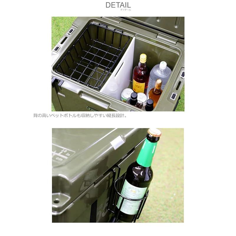 ピースパーク ロトモールド クーラーボックス 45 QT 42.6 L PP 3013 ROTOMOLDED COOLER TAUPE