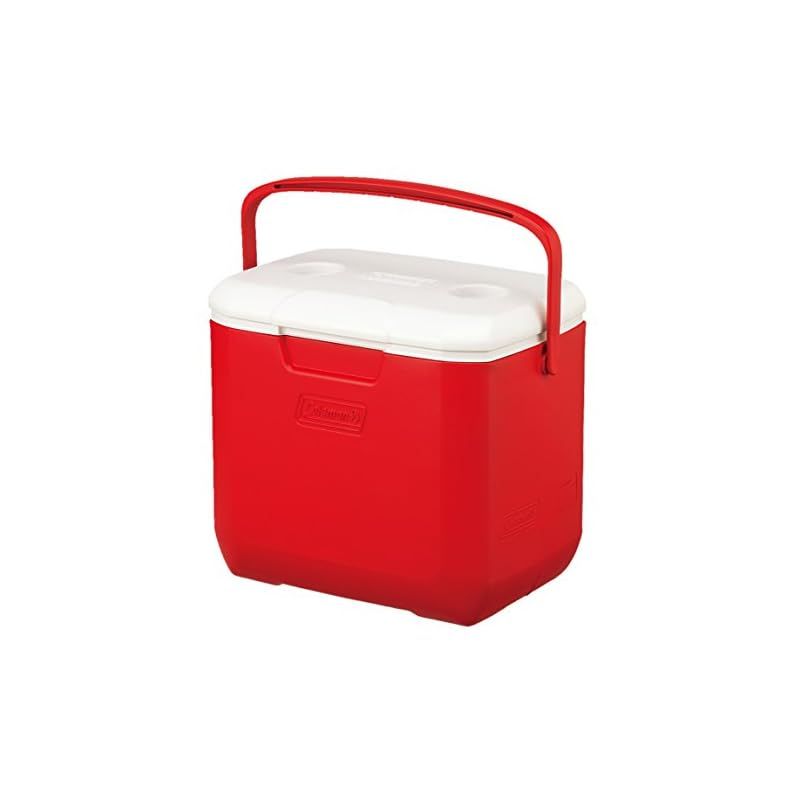 Coleman(コールマン) クーラーボックス エクスカーションクーラー 30QT 容量約28L レッド/ホワイト 2000027862 アウトドア  キャンプ 保冷