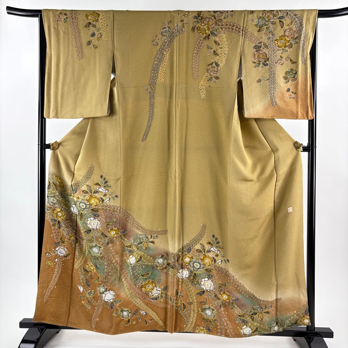 Étoile！美品＊＊アールデコ柄＊金彩＊訪問着＊１６１ｃｍ＊裄６６ Étoile！美品＊＊アールデコ柄＊金彩＊訪問着＊161cm＊裄66