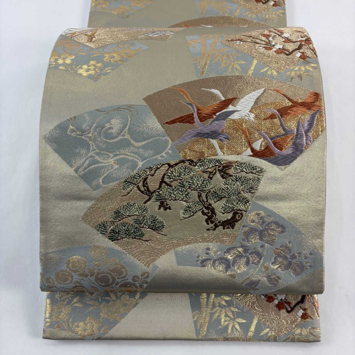 袋帯 両面 楽天市場】平和屋1□極上 本場筑前博多織 両面 全通柄袋帯 手織織匠 一