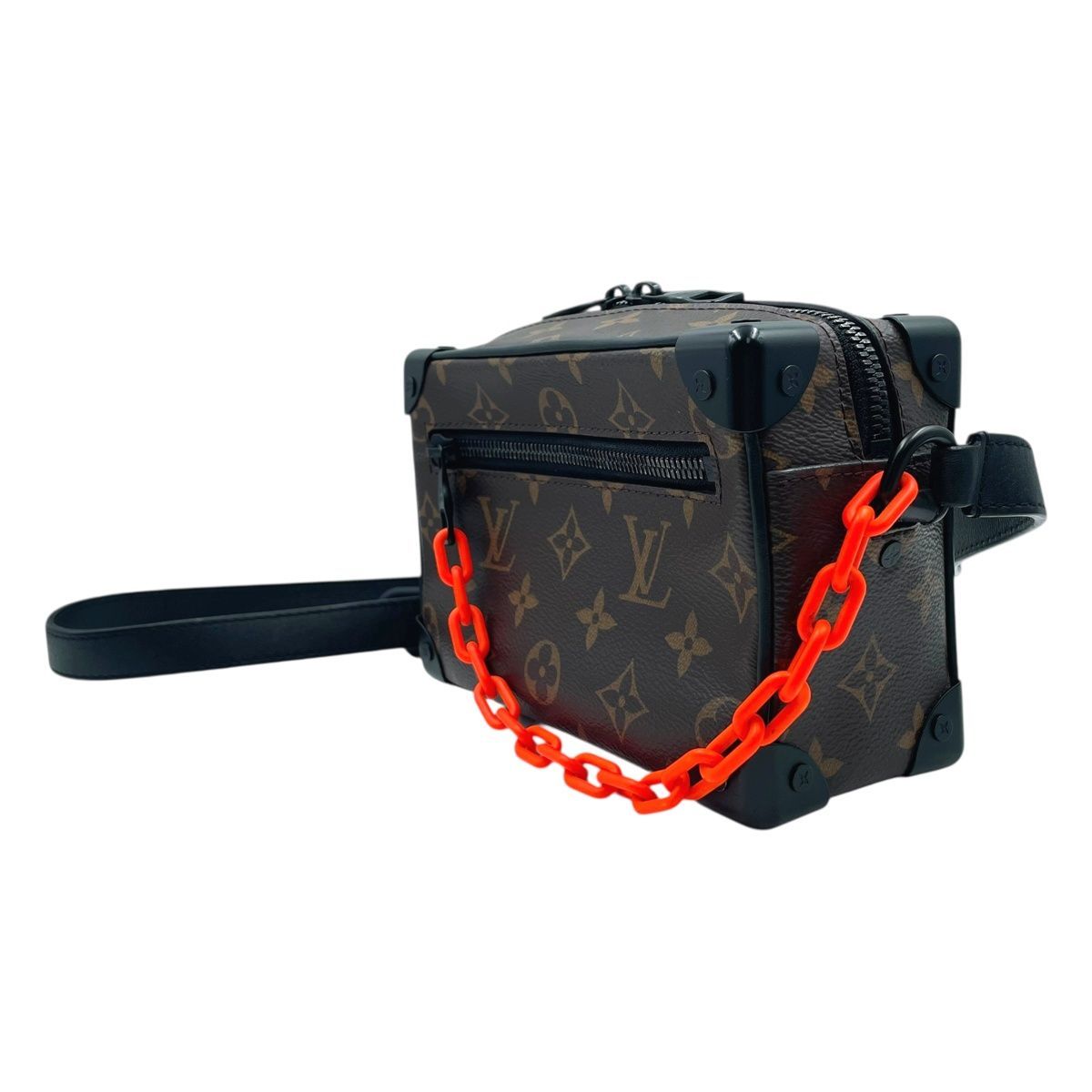 LOUIS VUITTON ルイ ヴィトン ミニ･ソフトトランク M 44480 モノグラム･キャンバス ブラウン メンズ ショルダーバッグ RD