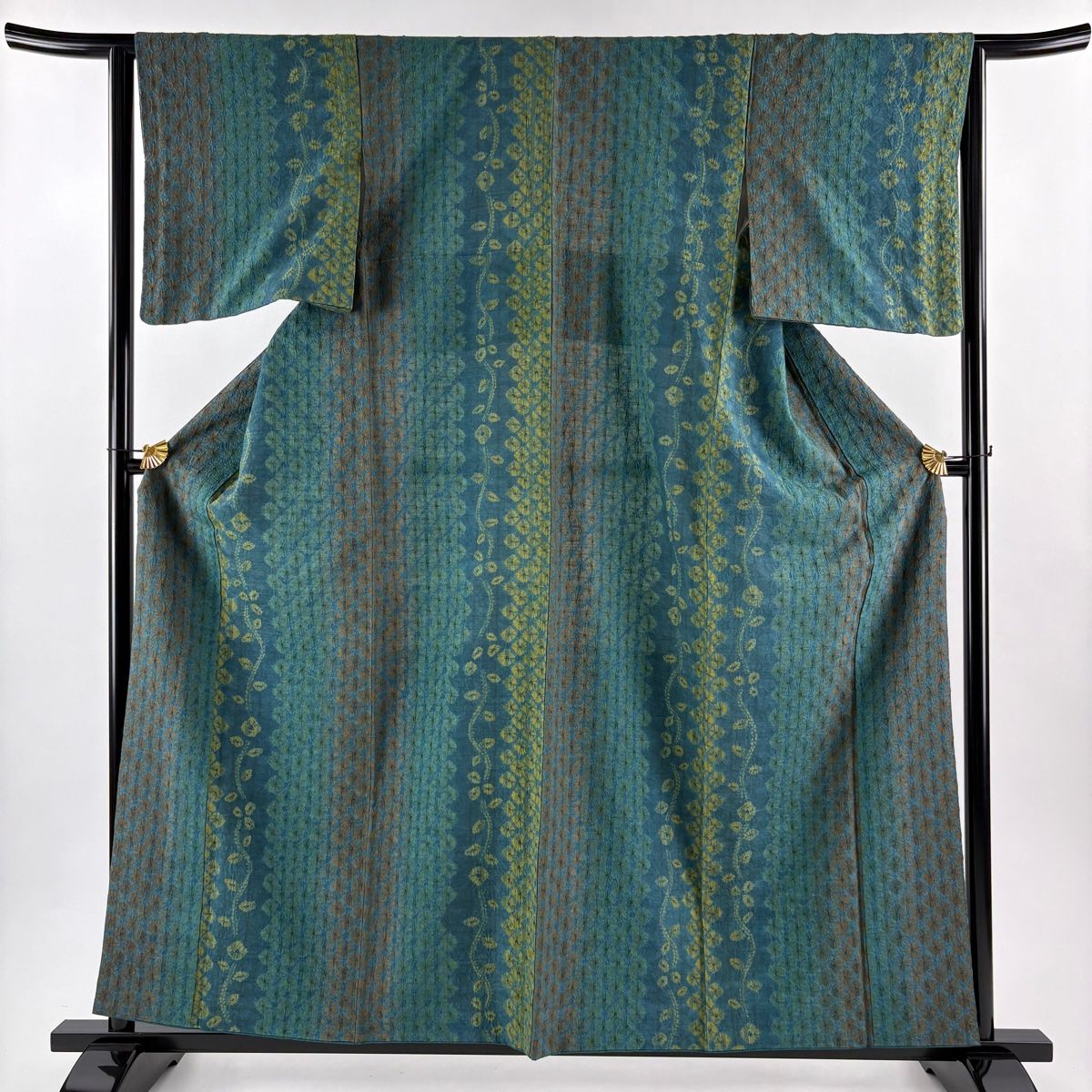 AC5566水彩タッチ花柄レース両開セット　幅378×丈178cm AC5566水彩タッチ花柄レース両開セット 幅378×丈178cm ショップ