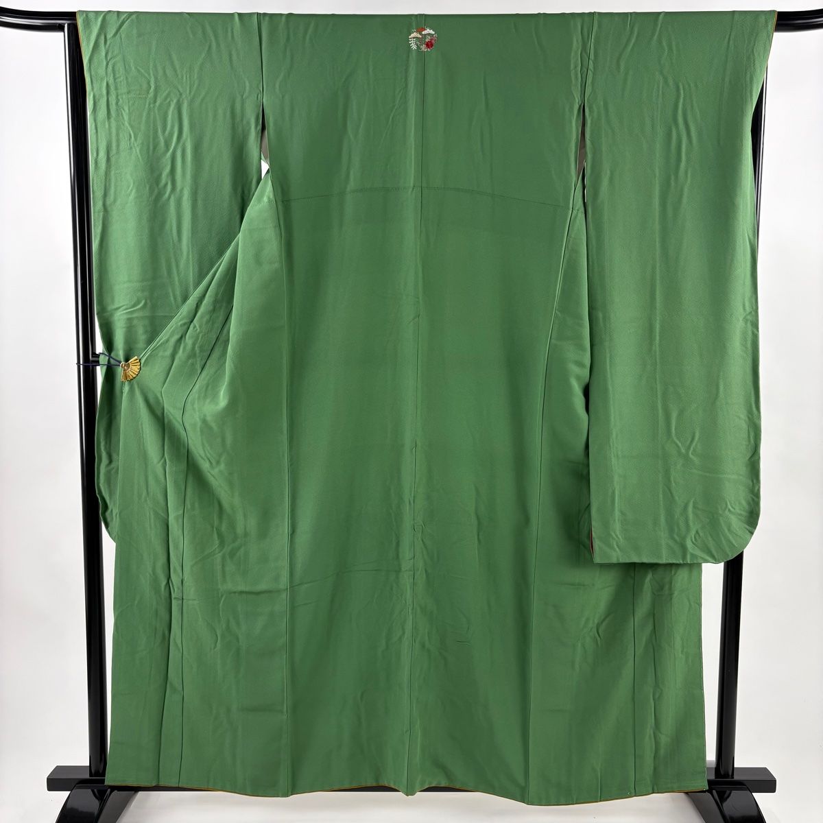 振袖 身丈159cm 裄丈67cm M 袷 緑 正絹 秀品 一つ紋 【中古】 - メルカリ