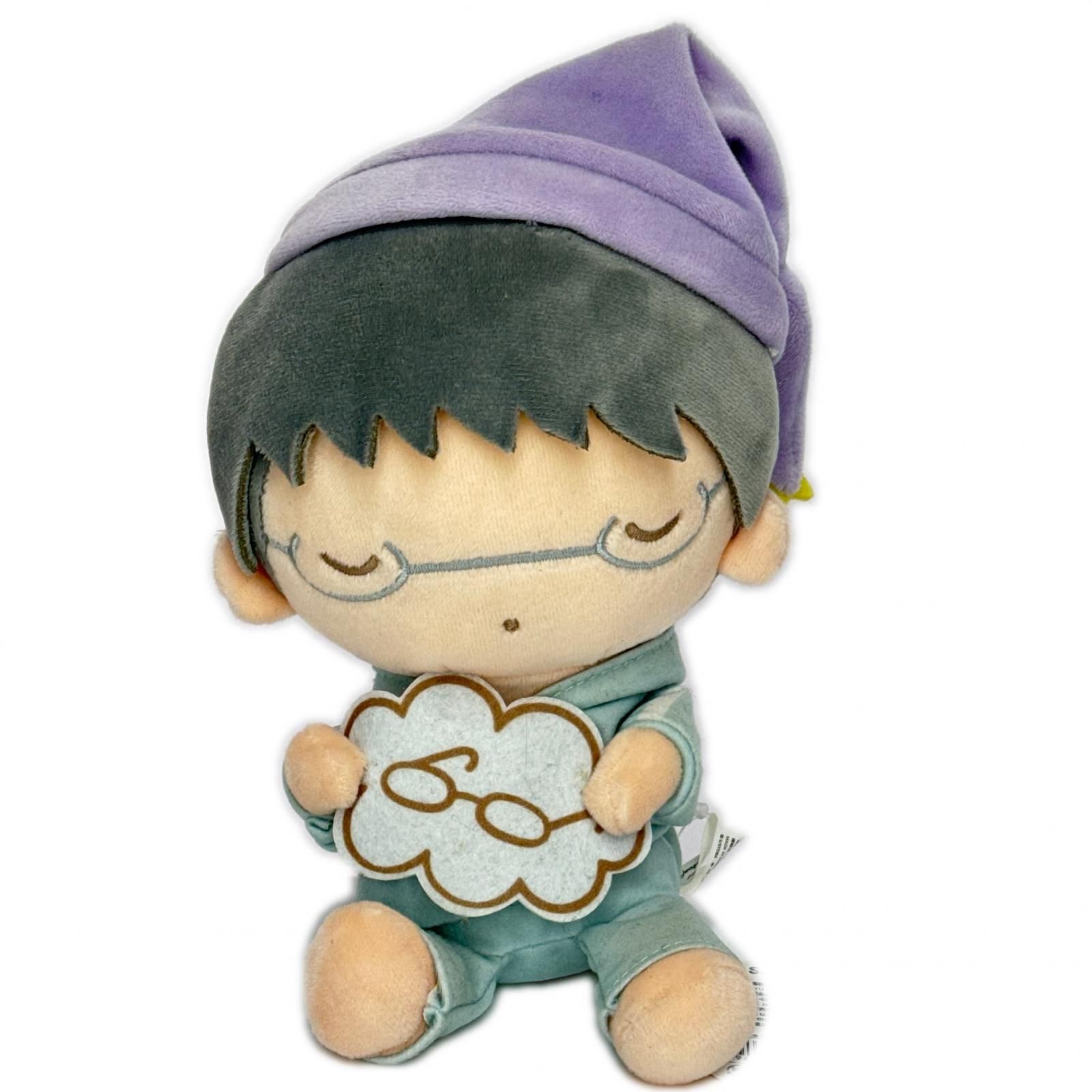 Sanrio 銀魂 サンリオむにゅぐるみ おやすみ柄 志村新八 ぬいぐるみ