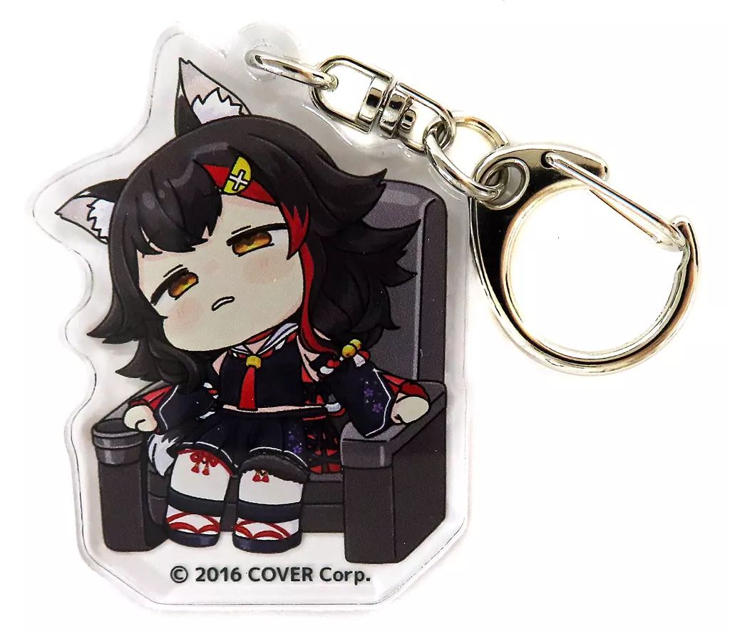 中古】キーホルダー 大神ミオ アクリルキーホルダー ホロぐら