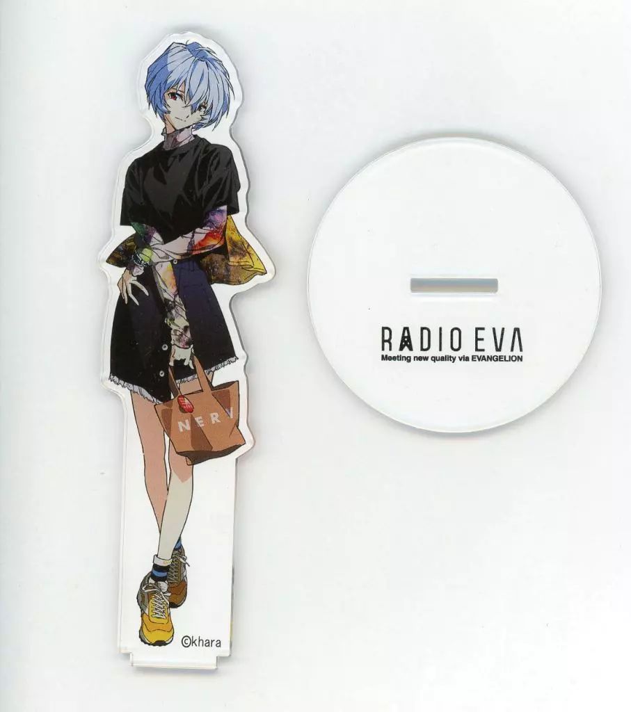 中古】アクリルスタンド・アクリルパネル 綾波レイ EVASTOREオリジナル