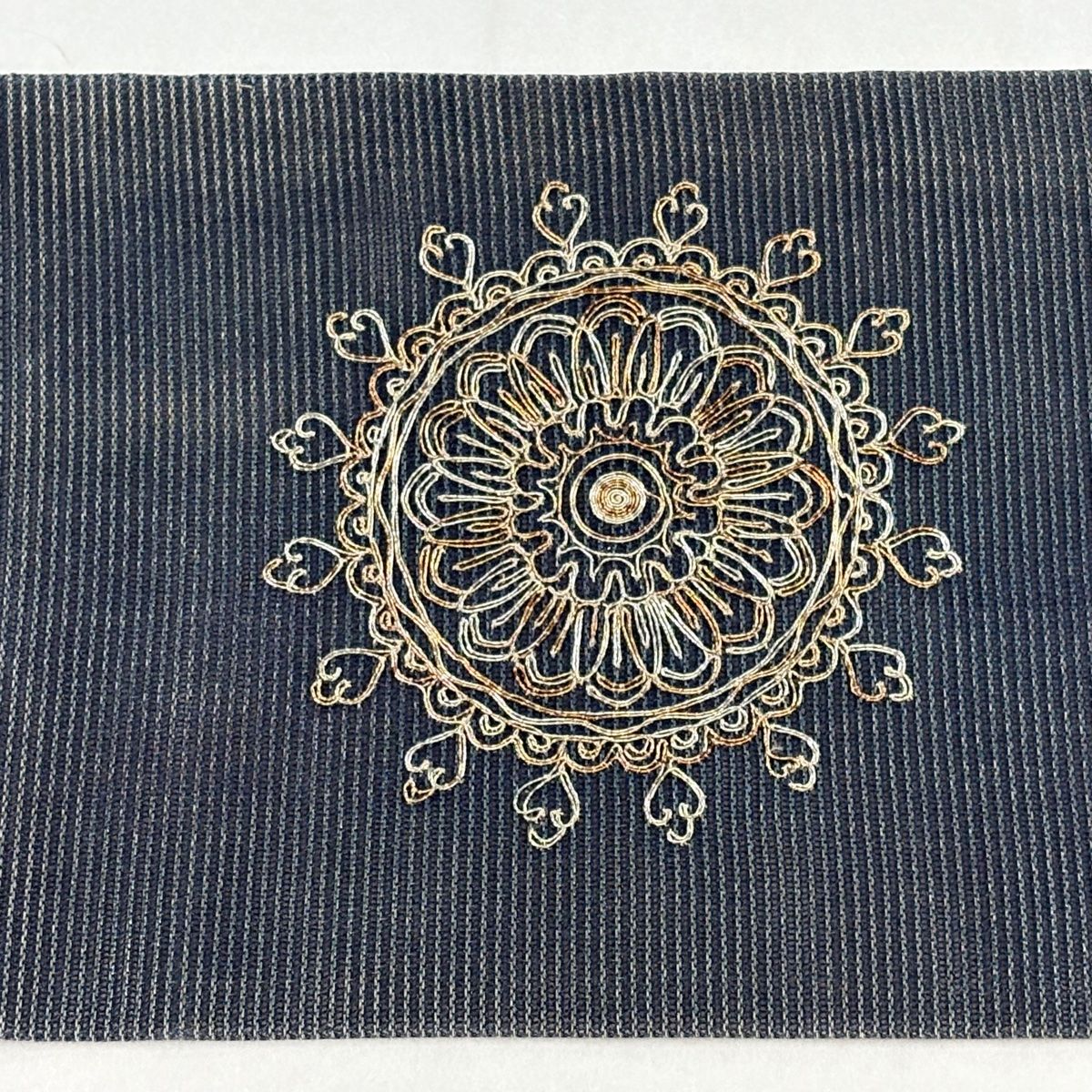 名古屋帯 秀品 華文 金銀糸 箔 黒灰 正絹 【中古】 - メルカリ