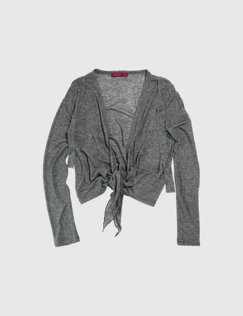 IN 羊IN下ウール カディガン DARK GREY