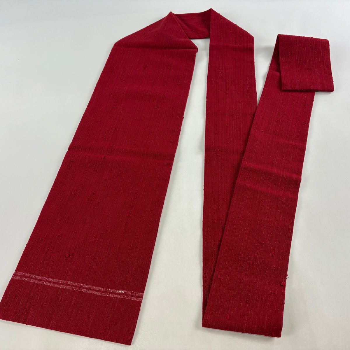 美品 逸品 希少！浦野理一 作 経節紬 正絹 名古屋帯 O0310 美