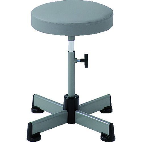 ＴＲＵＳＣＯ 作業用チェア ３１５ＸＨ４１０ー５３０ キャスター無 グレー