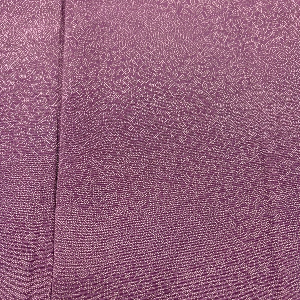 美品 江戸小紋寄せ柄 丈159.5 裄67.5 美品】 江戸小紋 身丈157cm 裄丈66.5cm M 袷 落款 鮫柄 黒灰 正絹 名品