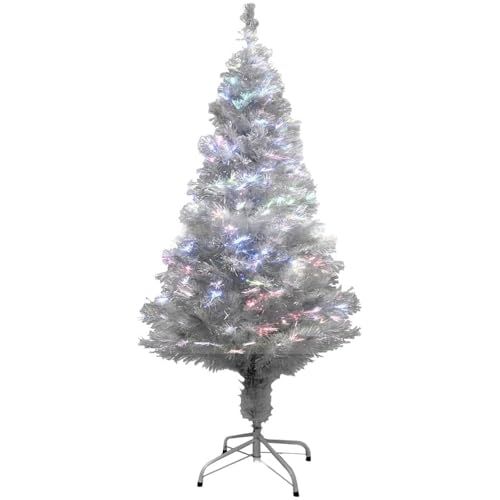 life_mart ツリー 光る ファイバーツリー 選べる 90～210 cm 高輝 LED内蔵 自動 チェンジ 省エネ 簡単組立 防水 屋外 室内 おしゃれ イルミネーション 店舗装飾 インテリア ホワ