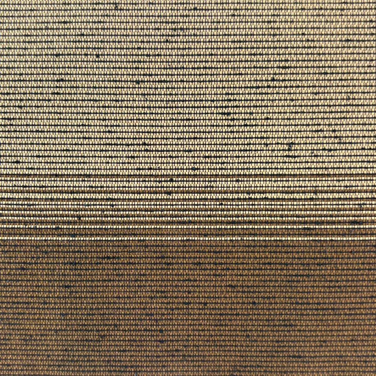 袋帯 リバーシブル 縞 茶色 全通 正絹