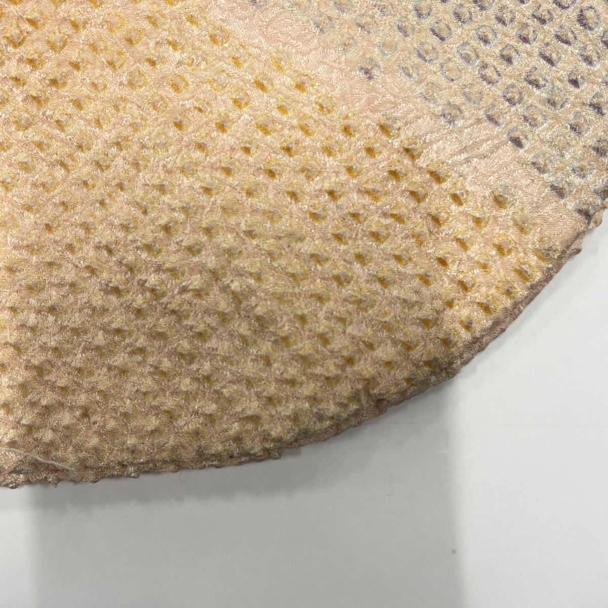 総絞り 薄オレンジ