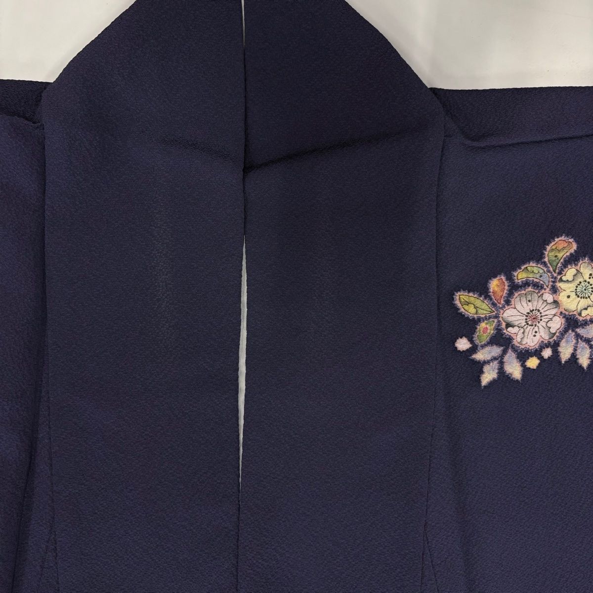 付下げ 身丈156cm 裄丈66.5cm M 袷 翠山工房 やまと 落款 辻が花 金彩