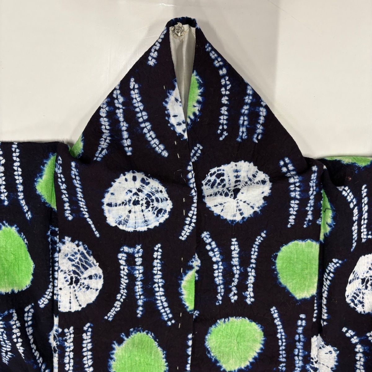 絞り浴衣 幾何学