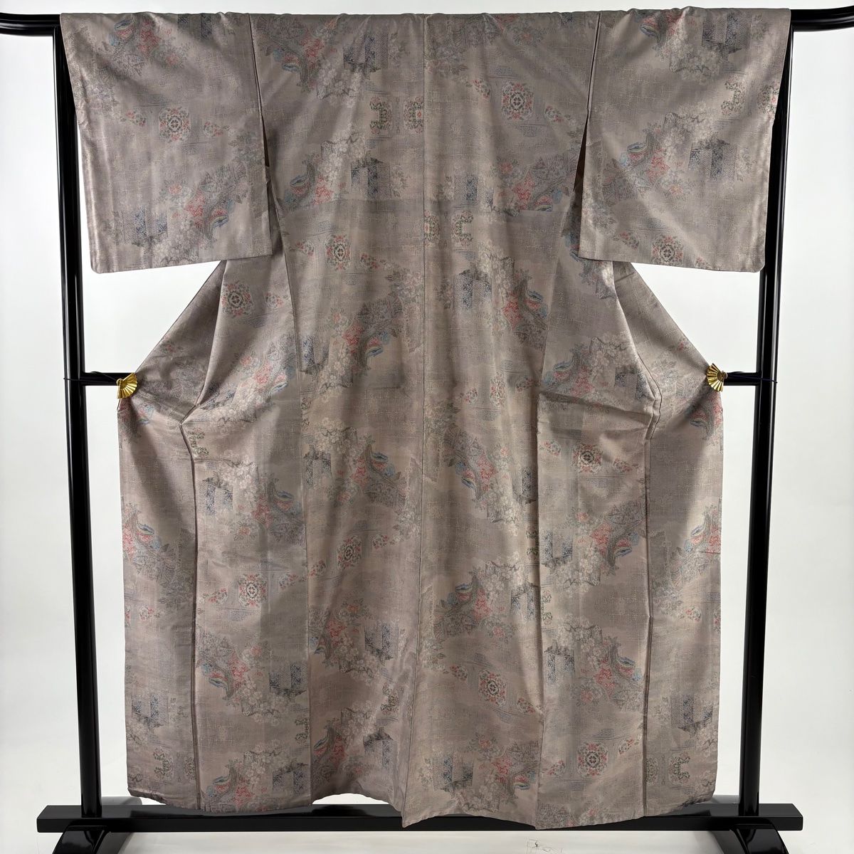 K*o様 新品　美品　袷　証紙　本場奄美大島紬　小紋　フルセット　身丈159 裄 dac0f20d91a1b1b1e269ead91fed8b